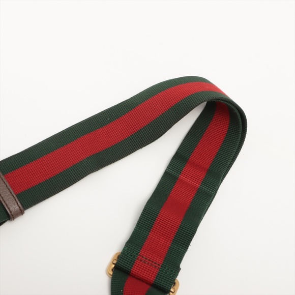 Gucci GG Supreme Neo Vintage Medium messenger Tiger Head PVC and Leather Shoulde - Picture 5 of 11